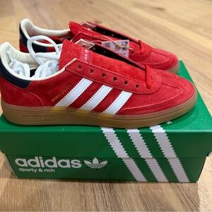 adidas Red and White Sneakers